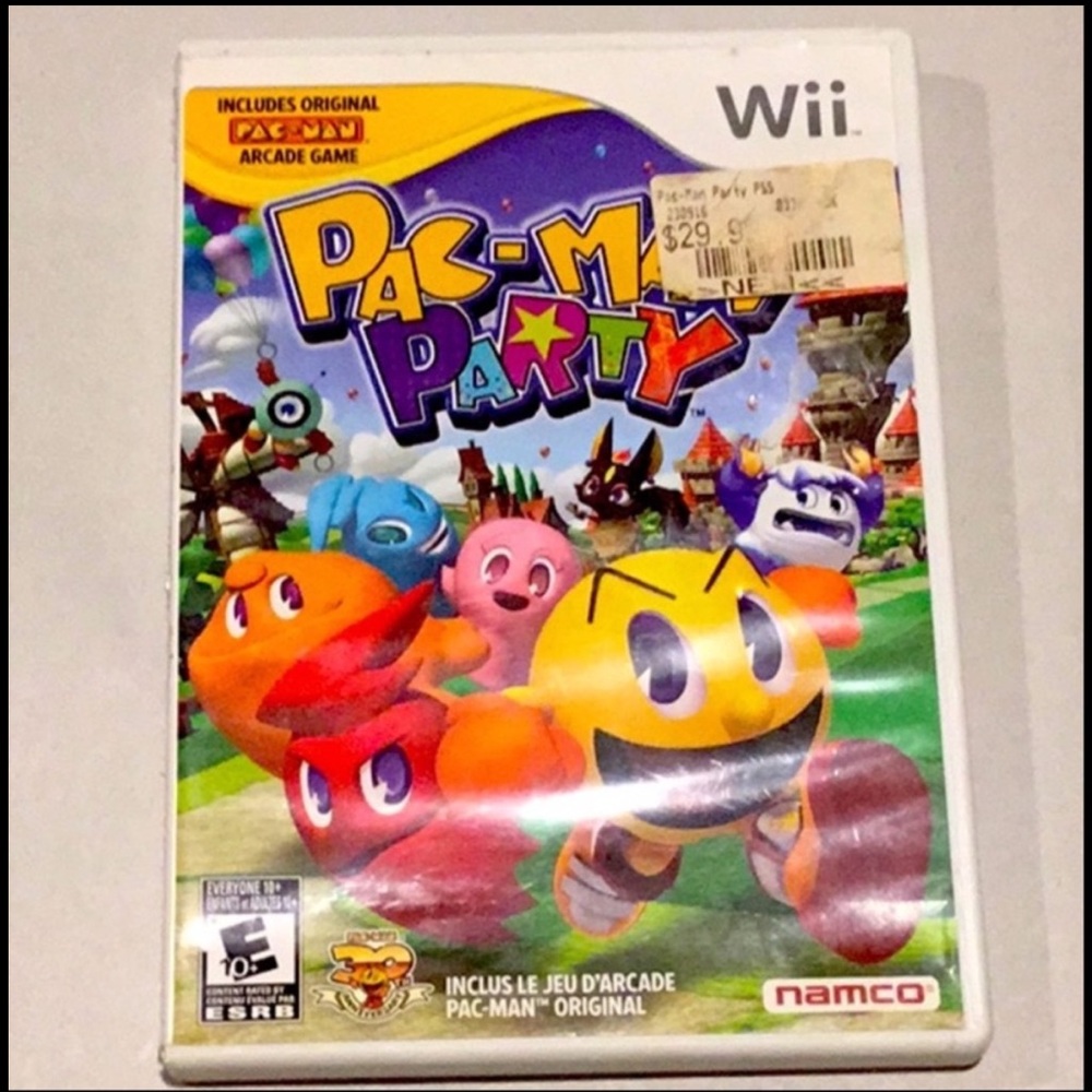 Pac-Man Party Nintendo Wii Game CIB Tested Working